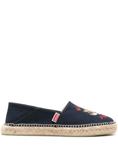 KENZO KENZO LOGO COTTON ESPADRILLES