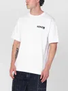Kenzo White Classic T-shirt With Contrasting Logo Print In Cotton In White