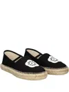 Kenzo Logo-detail Espadrilles In Black