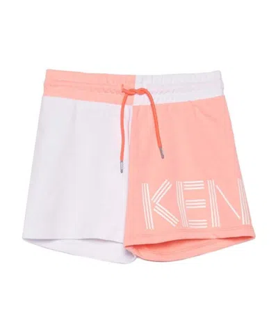 Kenzo Logo Detail Shorts In Pink