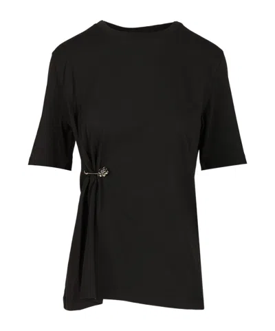 Kenzo Logo Detailed T-shirt In Burgundy