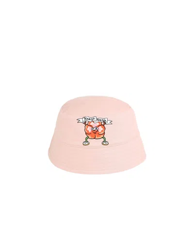 Kenzo Reversible Boke Flower Bucket Hat In Nude