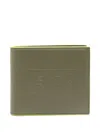 Kenzo Logo-embossed Wallet In 绿色