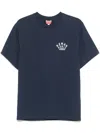 Kenzo Logoed T-shirt In Blue