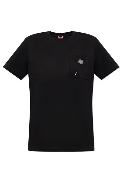 KENZO LOGO EMBROIDERED T-SHIRT KENZO