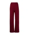 Kenzo Logo Flared-leg Trousers In Red