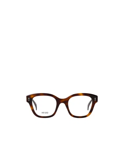Kenzo Logo Flat Mirror In Brown