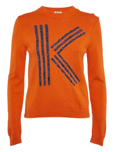 Pre-owned Kenzo Logo-motif Jumper