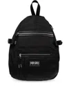 Kenzo Adjustable Strap Buckle Front Zip Pockets In Black
