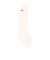 Kenzo Logo-patch Cotton-blend Socks In White
