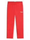 Kenzo Logo-patch Cotton Track Pants In Red