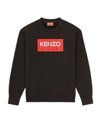KENZO KENZO LOGO PATCH DROP-SHOULDER SWEATSHIRT