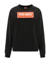 Kenzo Paris Cotton Crew-neck Sweatshirt In Black
