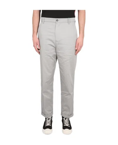 KENZO KENZO TURN-UP BRIM CHINO TROUSERS