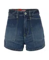 Kenzo Short In Denim In Blue