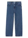 Kenzo Logo-patch Jeans In Blue