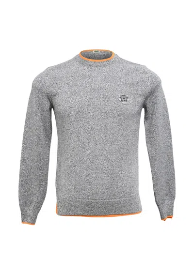Pre-owned Kenzo Logo-patch Sweater In Gray