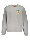 Kenzo Cotton Crew-neck Sweatshirt In Grey