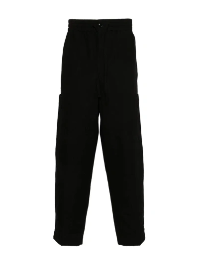 Kenzo Logo Patch Trousers Black