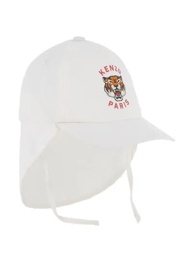 Kenzo Kids' Logo-print Baseball Cap In Gray