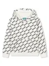 KENZO LOGO-PRINT COTTON HOODIE