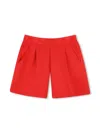 Kenzo Logo-embroidered Drawstring Shorts In 红色