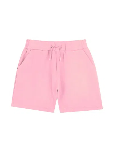 Kenzo Kids' Logo-print Cotton Shorts In Pink