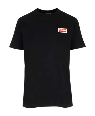 Kenzo Logo-print Cotton T-shirt In Black