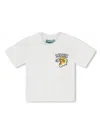 Kenzo Logo-print Cotton T-shirt In Neutrals