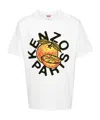 Kenzo Logo-print Cotton T-shirt In White