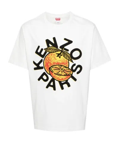 Kenzo Logo-print Cotton T-shirt In White