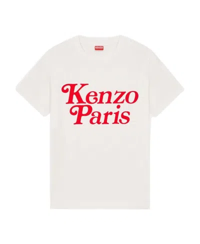 Kenzo Logo-print Cotton T-shirt In White