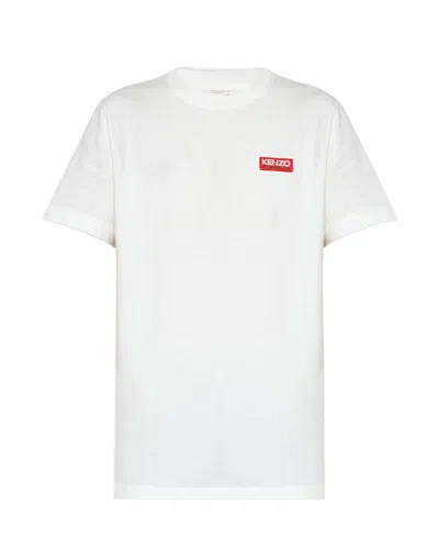 Kenzo Logo-print Cotton T-shirt In White