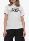 Kenzo Logo-print Crewneck T-shirt In White