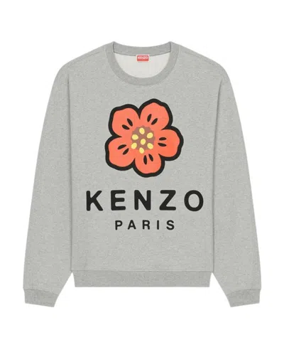 Kenzo Logo-print Detail Sweatshirt In Nude