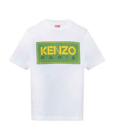 Kenzo Logo-print Detail T-shirt In White
