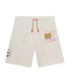 Kenzo Logo-print Drawstring Shorts In White
