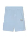 Kenzo Logo-print Elasticated Shorts In Blue