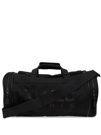 Kenzo Logo-print Holdall In Black