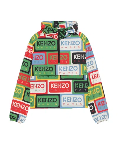 Kenzo Synthetic Fibers Jacket In Multicolor