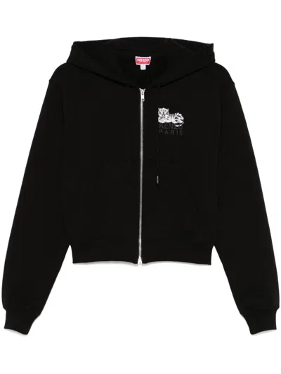 KENZO LOGO-PRINT HOODIE