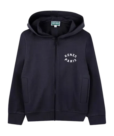 KENZO KENZO KIDS LOGO EMBROIDERY SWEATSHIRT