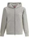 Kenzo Dragonfly Hoodie For A Dynamic Look In Grey
