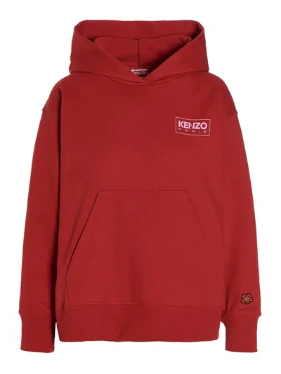 KENZO LOGO PRINT HOODIE