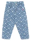 Kenzo Belt-loop Jeans In Blue