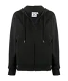 Kenzo Logo-print Jersey Hoodie In Black
