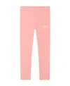 Kenzo Girls Pink Kids Spellout-logo Stretch-cotton Leggings 4-12 Years In Pink