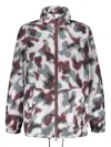 Kenzo Technical Fabric Hooded Jacket In Brown