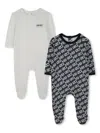 Kenzo Logo-print Pajamas (set Of Two) In White