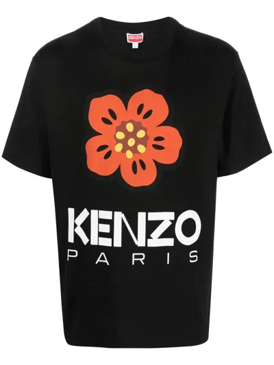Kenzo Boke Flower T-shirt In Black